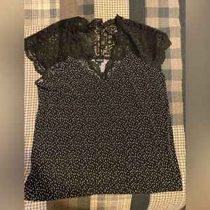 Torrid Black Lace Blouse